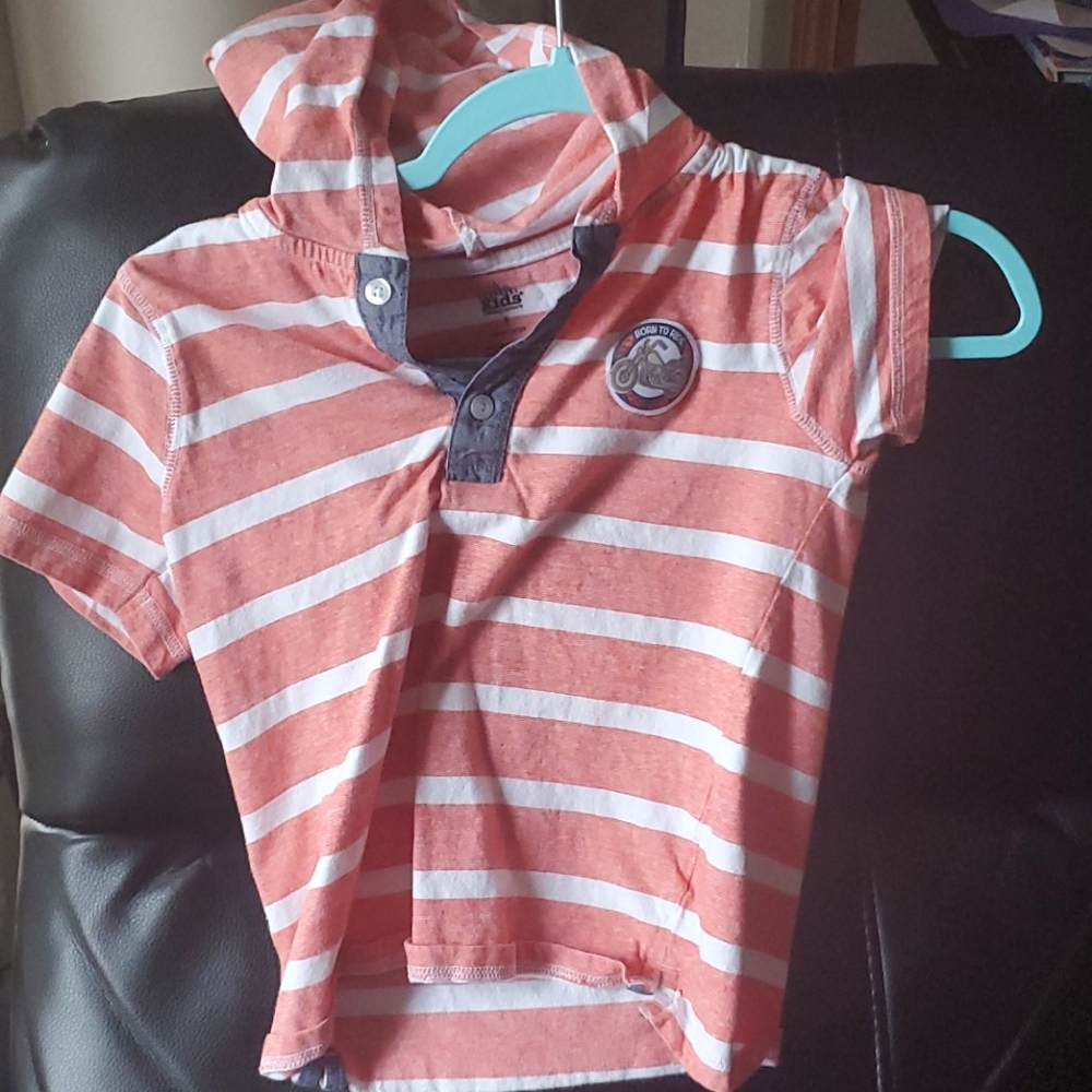 Born to Ride Short Sleeve Hoodie